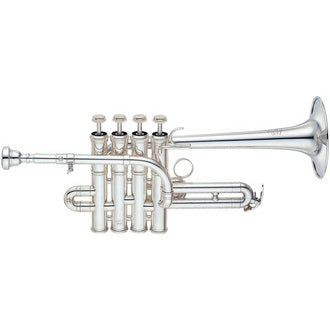 Yamaha YTR-9835 Custom Bb / A Piccolo Trumpet - Silver Plated