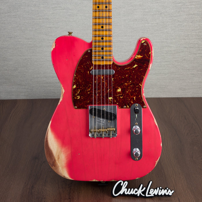 Fender Custom Shop 52 Telecaster Heavy Relic Electric Guitar - Watermelon King - CHUCKSCLUSIVE - #R128191