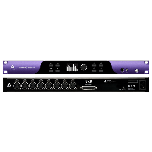 Apogee Symphony Studio 8X8 8 Mic/Line IN x 8 OUT USB-C Audio Interface with DSP on Inputs and Outputs Monitor Calibration and Control - Preorder