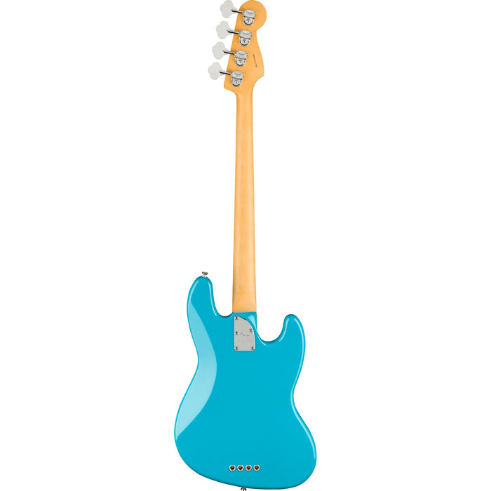 Fender American Professional II Left-Handed Jazz Bass, Maple Fingerboard - Miami Blue - New