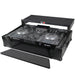 ProX XS-PRIME2 LTBL ATA Flight Case For Denon PRIME 2 DJ Controller with Laptop Shelf 1U Rack Space - Black