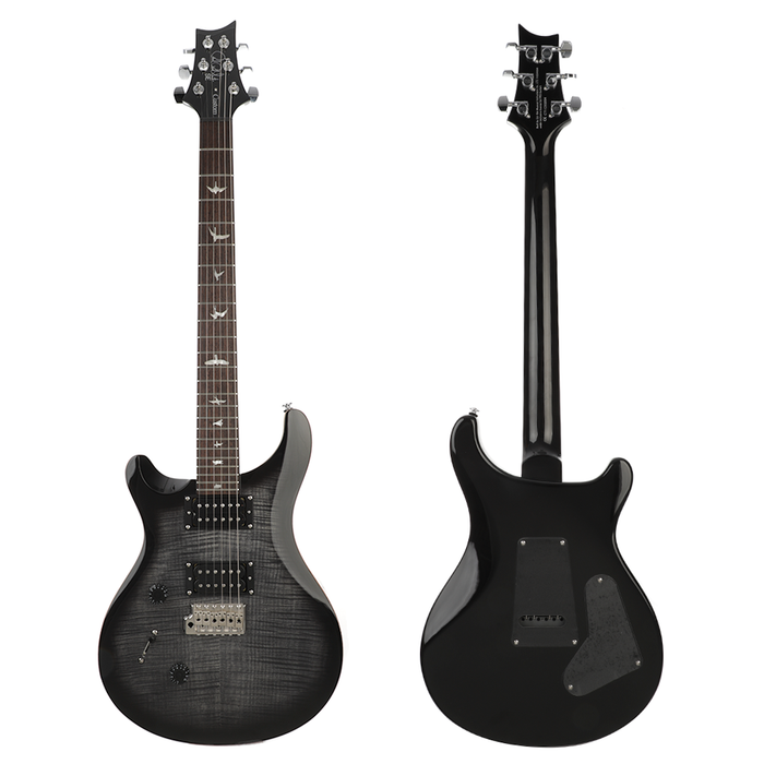 PRS 2021 SE Custom 24 Lefty Electric Guitar - Charcoal Burst - New