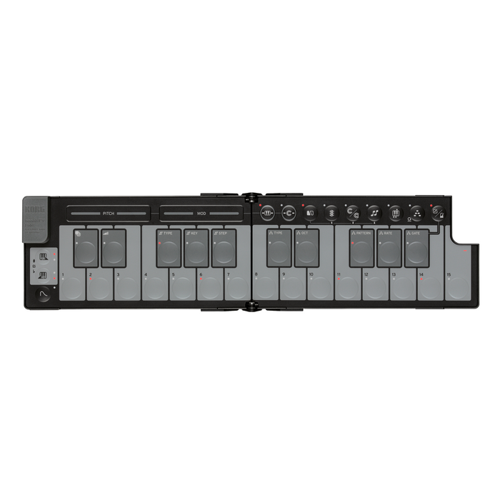 Korg nanoKey Fold Foldable Midi Keyboard - Black