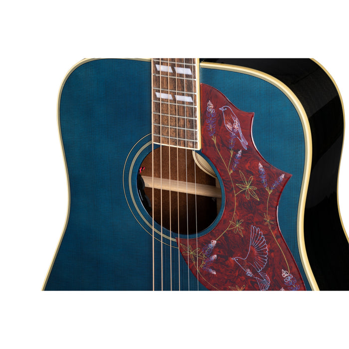 Epiphone Miranda Lambert Bluebird Studio Signature Acoustic Electirc Guitar - Bluebonnet