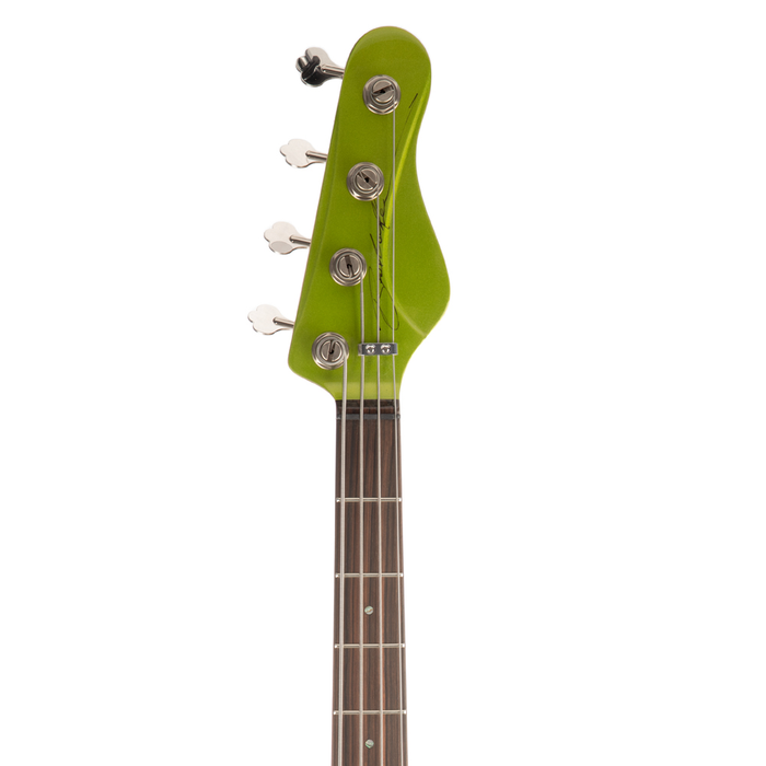 Brubaker JXB-4 Standard Bass Guitar - Green Metallic - Display Model - Display Model