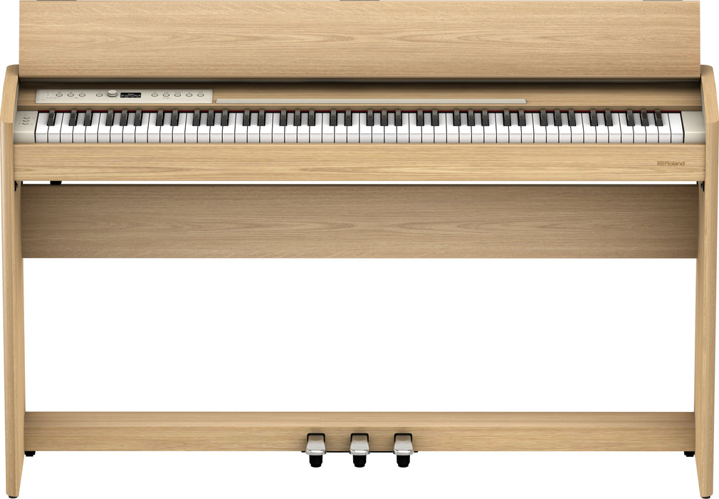 Roland F701 Digital Piano - Light Oak