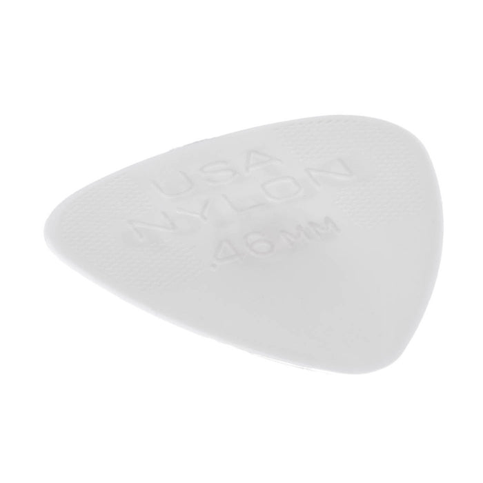 Dunlop Nylon Standard Guitar Picks - .46mm - White (12-Pack)