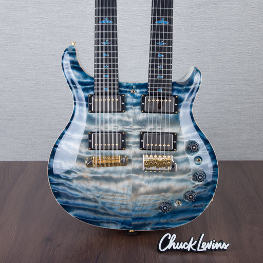 PRS Custom 24 Double-Neck 6/12 String Electric Guitar - Indigo Glow - #0387669