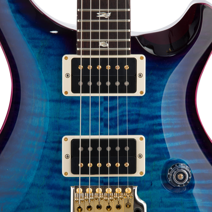 PRS Custom 24 10-Top Electric Guitar - Sapphire Smokeburst Custom Color