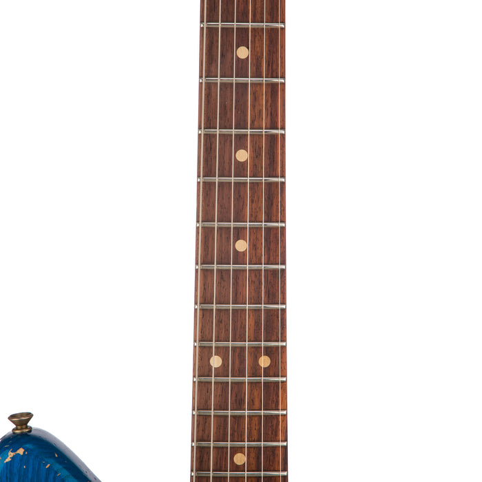 Fender Custom Shop 1962 Jazzmaster Heavy Relic - Sapphire Blue Transparent - CHUCKSCLUSIVE - #R124970