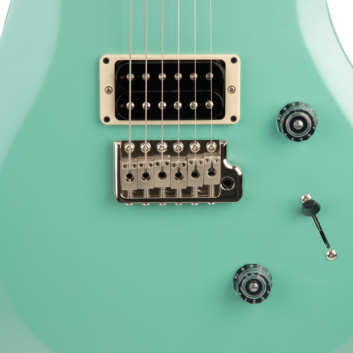 PRS S2 Custom 24 Electric Guitar - Satin Mint Metallic Custom Color - New