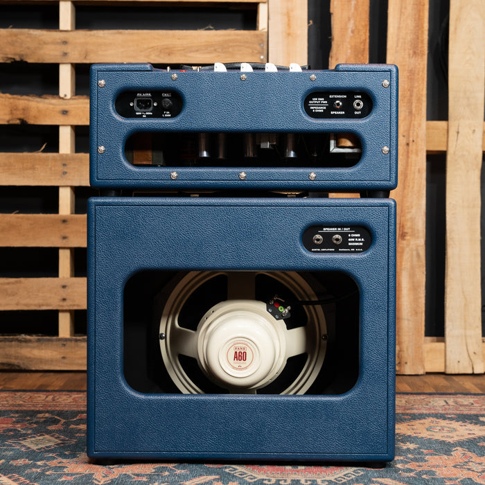 Bartel Sugarland 12-Watt EL-84 1x12 Half-Stack Guitar Amplifier in Blue Tolex - CHUCKSCLUSIVE 65th Anniversary Edition