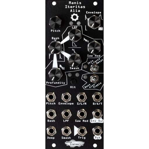 Noise Engineering Manis Iter Alia Industrial-Strength Oscillator - Black