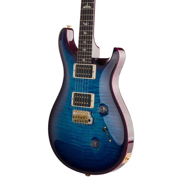 PRS Custom 24 10-Top Electric Guitar - Sapphire Smokeburst Custom Color