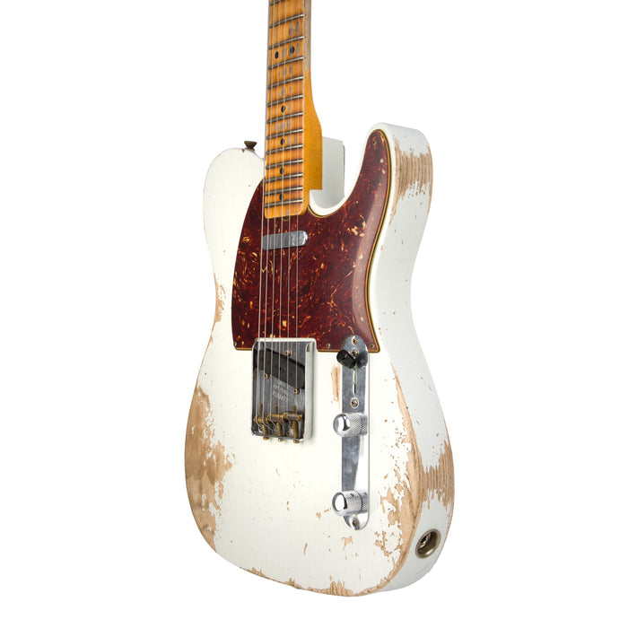 Fender Custom Shop 1952 Telecaster Heavy Relic Guitar - Aged Olympic White - CHUCKSCLUSIVE - #R123677