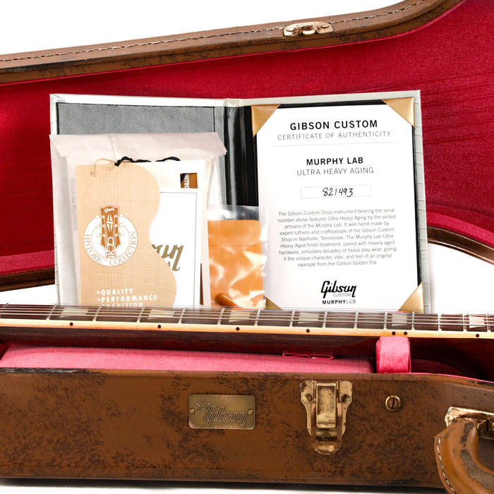 Gibson Custom Shop Murphy Lab 1958 Les Paul Standard - Ultra Heavy Aged Royal Tea Burst - CHUCKSCLUSIVE - #821493 - Mint, Open Box