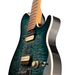 Music Man Quilt Maple Axis Electric Guitar - Yucatan Blue