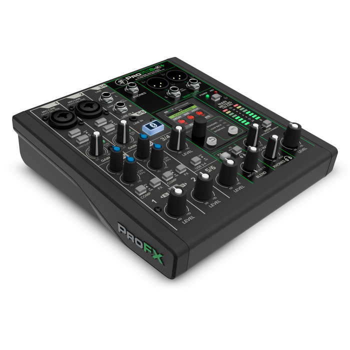 Mackie ProFX6V3+ 6-Channel Analog Mixer with Enhanced FX and Bluetooth