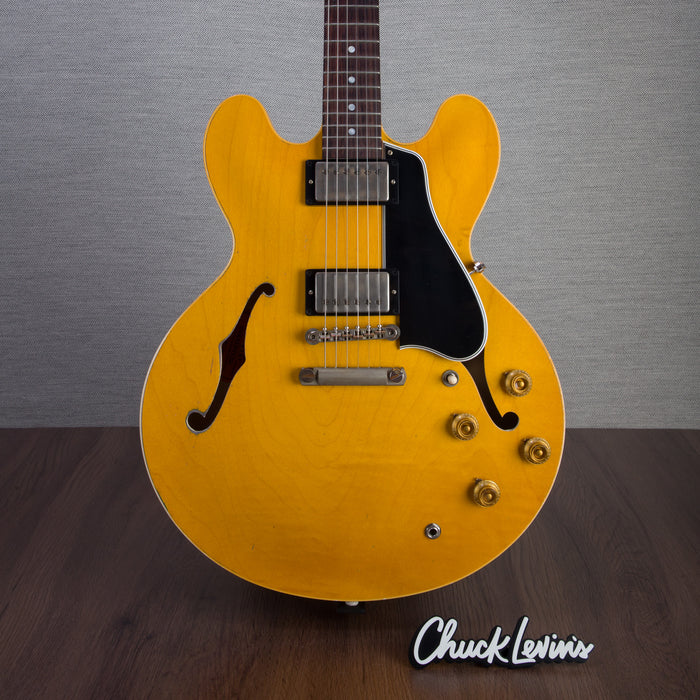 Gibson Custom Shop Murphy Lab 1958 ES-335 Reissue Semi-Hollowbody Electric Guitar - Heavy Aged Dirty Blonde - #A840127