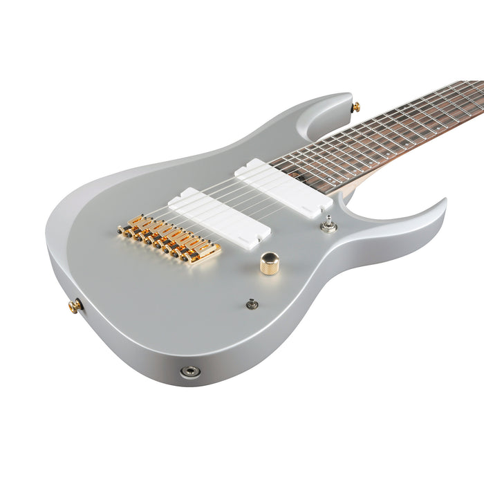 Ibanez RGD Axe Design Lab RGDMS8 Multi-Scale 8-String Electric Guitar - Classic Silver Matte