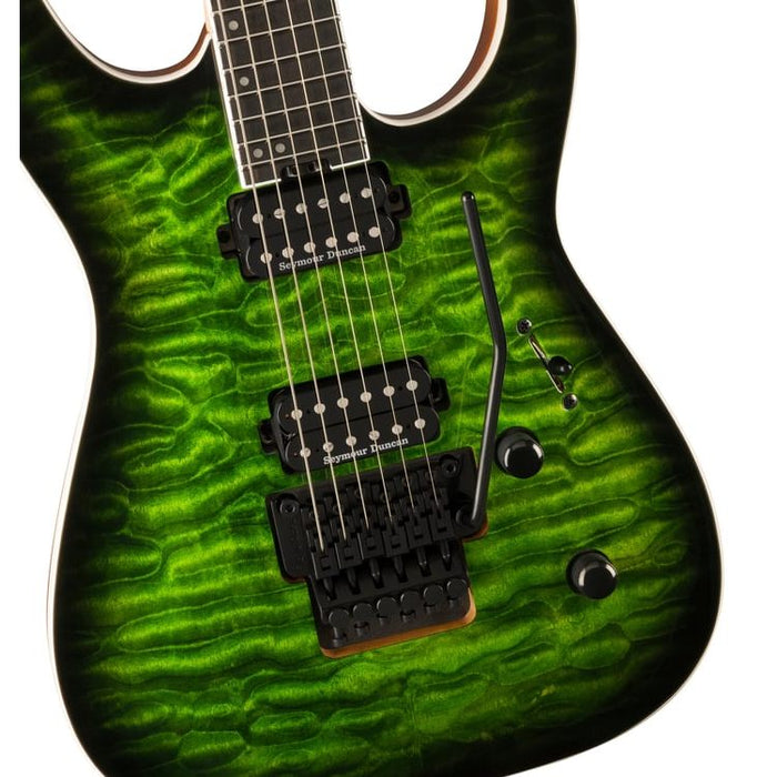 Jackson Pro Plus Series Dinky DKAQ, Ebony Fingerboard - Emerald Green