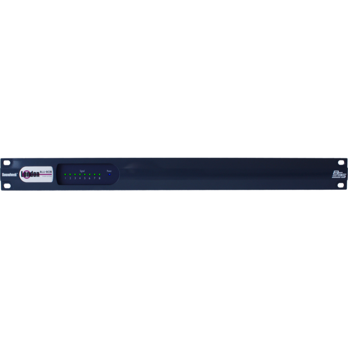 BSS BLU-BOB2 8-Channel Analog Break-Out Box With Blu Link (Rack Mount) - Mint Open Box