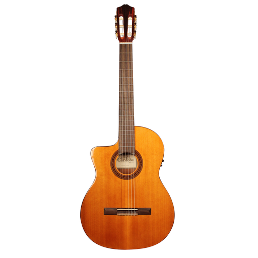 Cordoba C5-CE CD Left-Handed Cutaway Electric Classical Guitar - Cedar Top