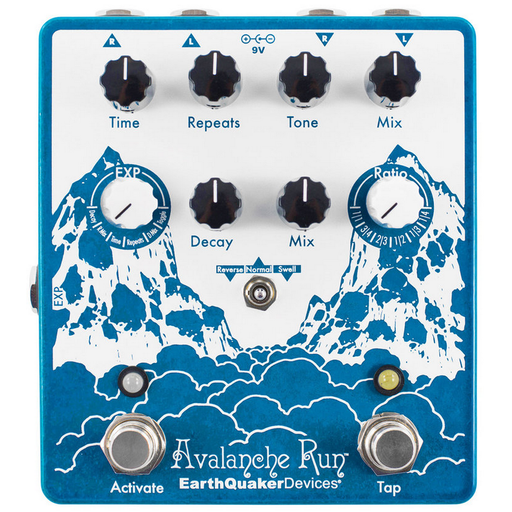 EarthQuaker Devices Avalanche Run Stereo Reverb & Delay with Tap Tempo V2