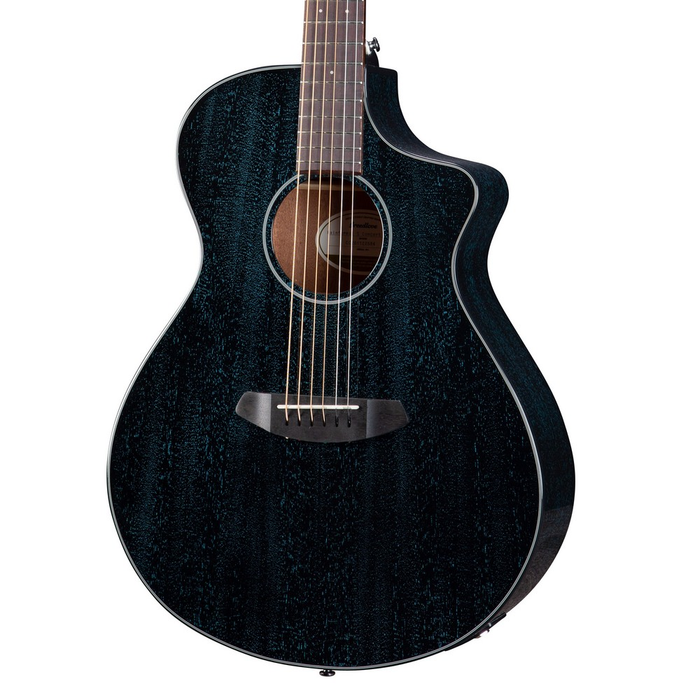 Breedlove ECO Rainforest S Concert CE Acoustic Guitar - Midnight Blue, African Mahogany - New