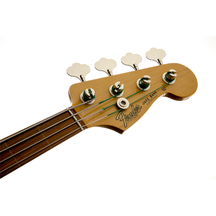 Fender Jaco Pastorius Fretless Signature Jazz Electric Bass Guitar - 3-Color Sunburst - New