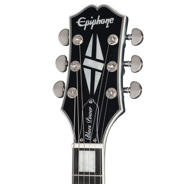 Epiphone Jared James Nichols "Blues Power" Les Paul Custom Signature Electric Guitar - Aged Pelham Blue