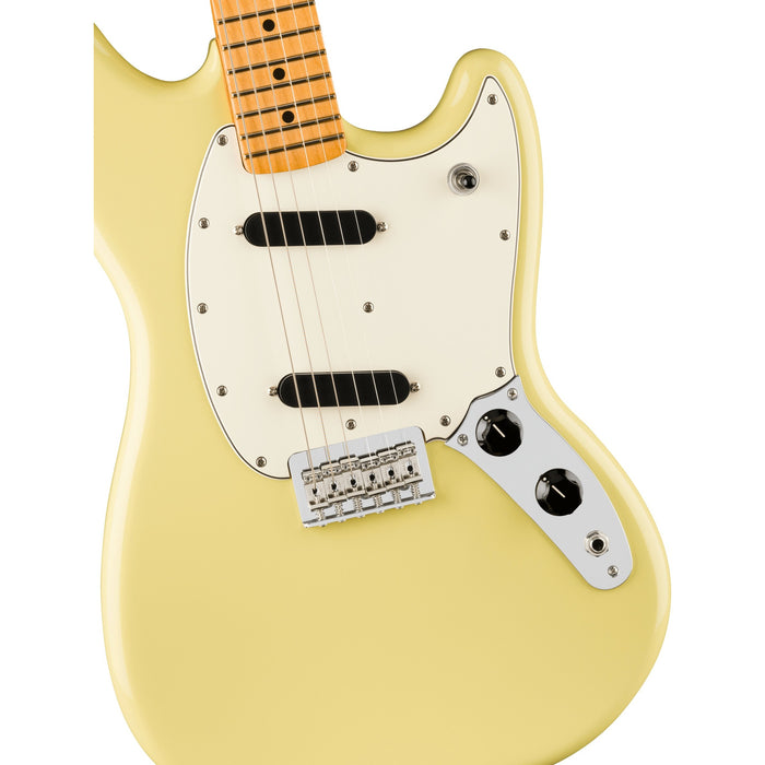 Fender Player II Mustang Electric Guitar, Maple Fingerboard - Hialeah Yellow