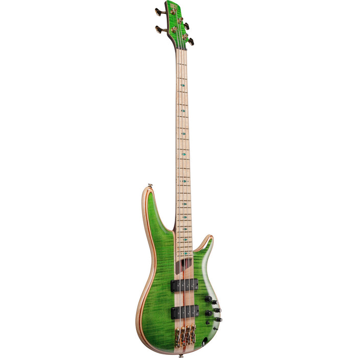 Ibanez 2022 SR4FMDX SR Premium Bass Guitar - Emerald Green Low Gloss - New