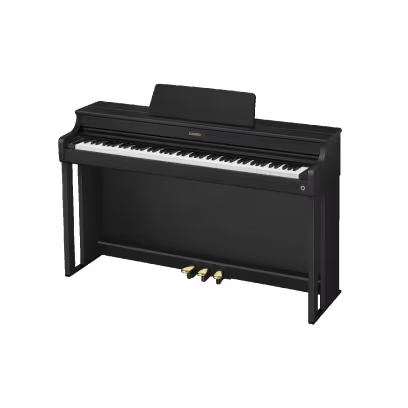 Casio APS200BK Slim Body 88-Key Weighted Digital Cabinet Piano - Black