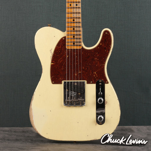 Fender Custom Shop 52 Telecaster Heavy Relic Guitar - Aged Vintage White - CHUCKSCLUSIVE - #R125679