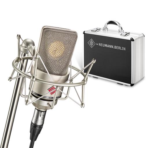 Neumann TLM 103-Set Condenser Microphone With EA 1 Shockmount & Aluminum Case - Nickel - Mint, Open Box