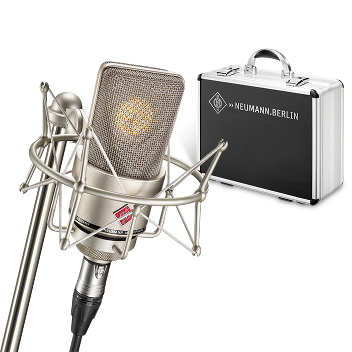 Neumann TLM 103-Set Condenser Microphone With EA 1 Shockmount & Aluminum Case - Nickel - Mint, Open Box