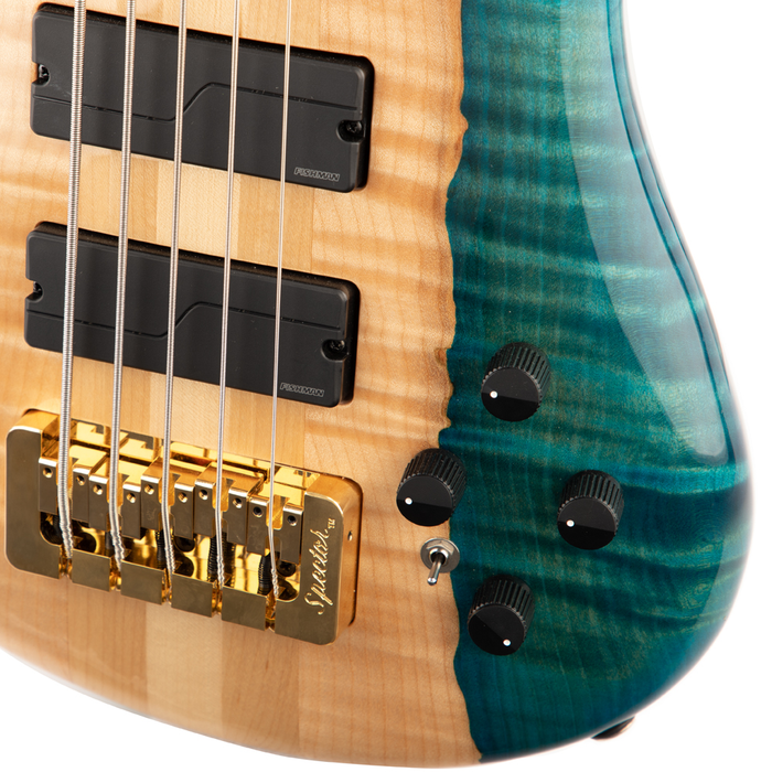 Spector USA Custom NS5 5-String Bass Guitar - Shoreline Stain Gloss - #542