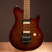 Music Man Quilt Maple Axis Electric Guitar, Roasted Amber - Mint Open Box