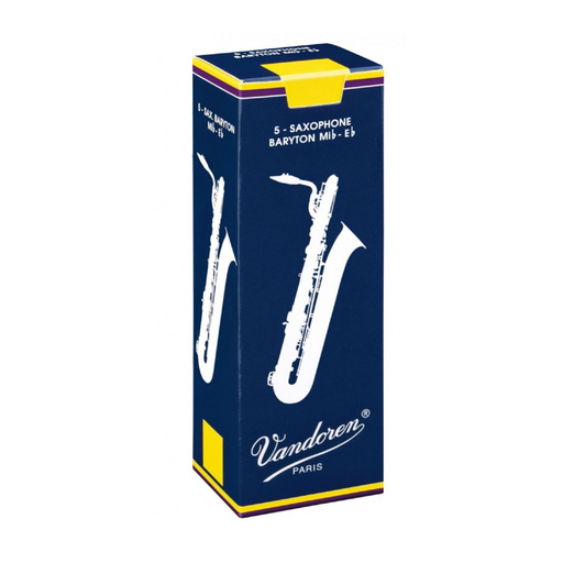 Vandoren SR2425 Traditional Baritone Sax Reed 5-Pack - #2 1/2