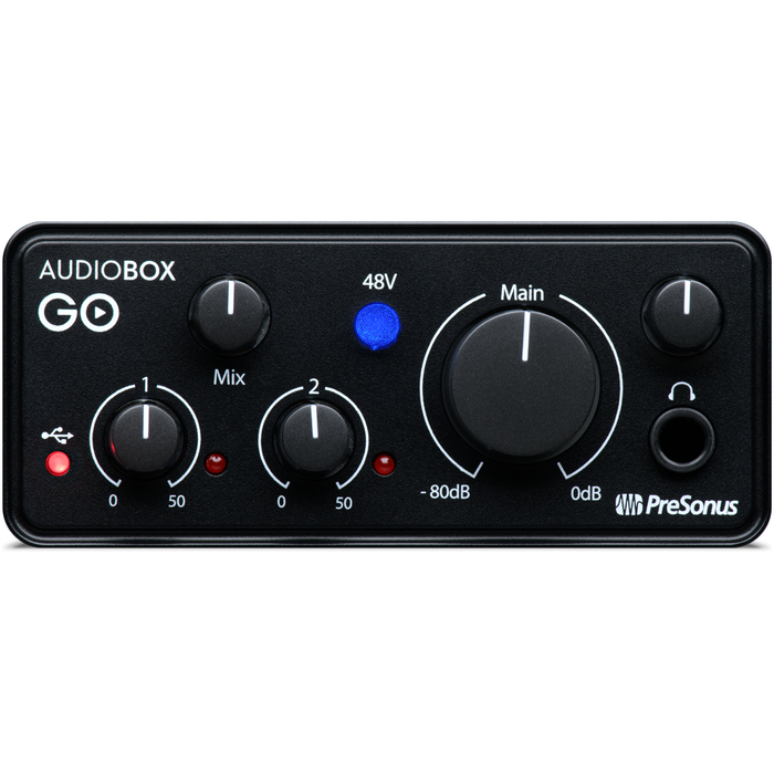 PreSonus Audiobox GO Ultra Compact 2x2 USB Audio Interface