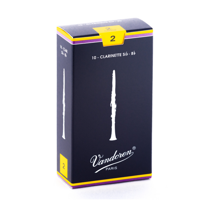 Vandoren CR10 Traditional B-Flat Clarinet Reed 10-Pack - New,2