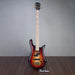 Spector Euro4LT Spalted Maple Bass Guitar - Fire Red Burst - CHUCKSCLUSIVE - #]C121SN 21114