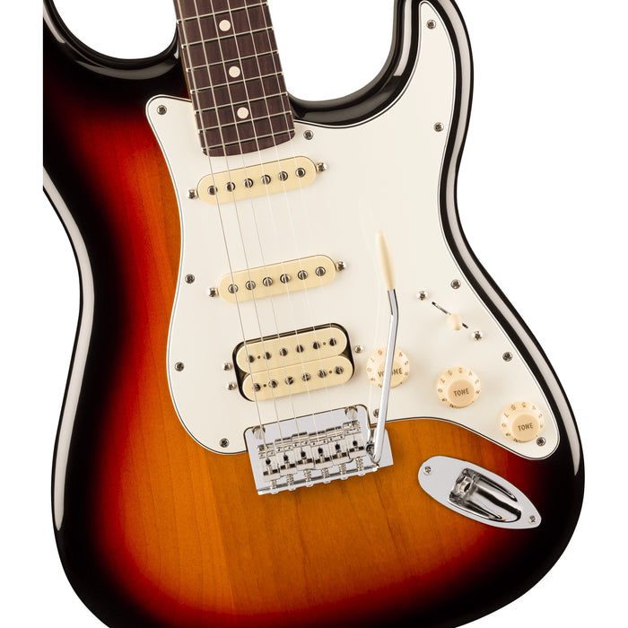 Fender Player II Stratocaster HSS Electric Guitar, Rosewood Fingerboard - 3-Color Sunburst