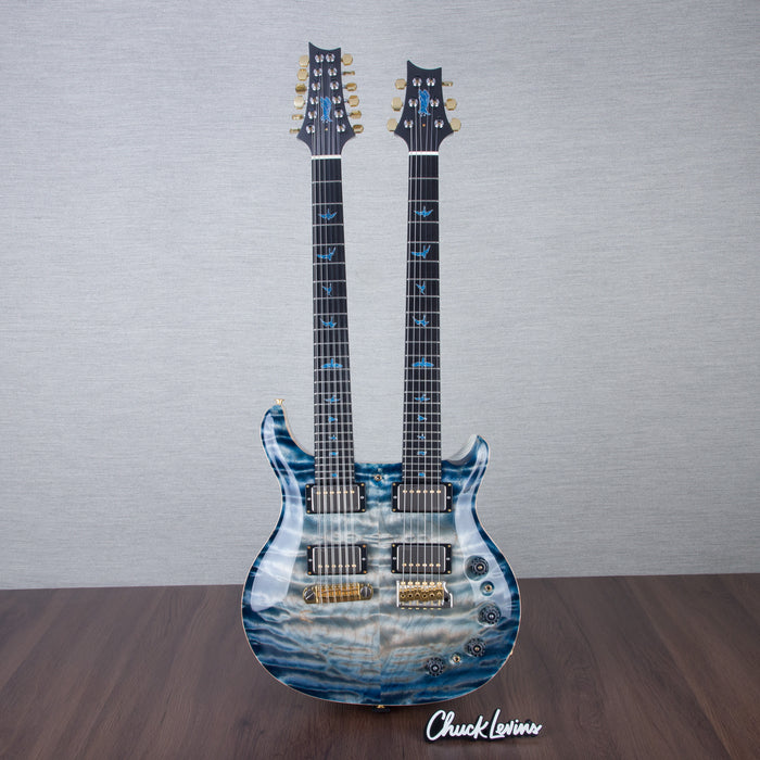 PRS Custom 24 Double-Neck 6/12 String Electric Guitar - Indigo Glow - #0387669