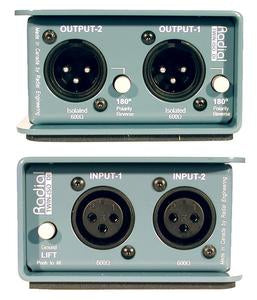 Radial Engineering Twin-Iso Two Channel Signal Isolator with Jensen Transformers