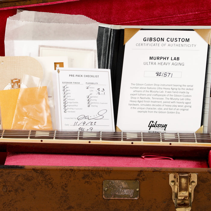 Gibson Custom Shop Murphy Lab 1958 Les Paul Standard - Ultra Heavy Aged Royal Tea Burst - CHUCKSCLUSIVE - #821571 - Mint, Open Box