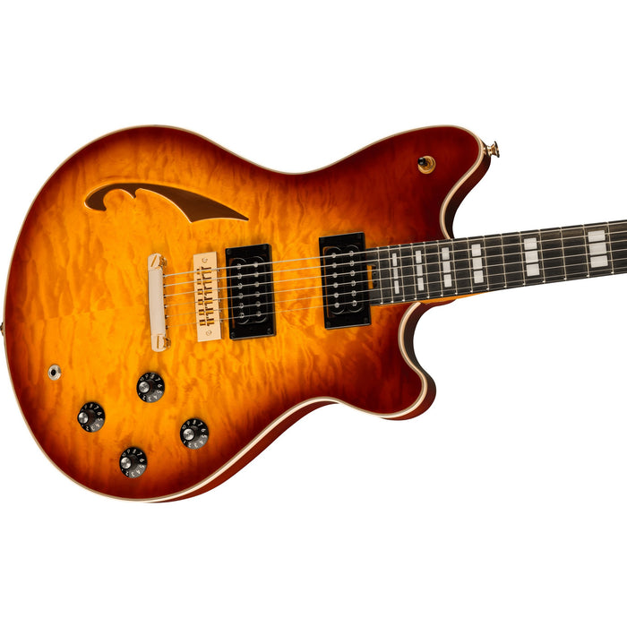 EVH SA-126 Special QM Semi-Hollow Electric Guitar - Tobacco Sunburst