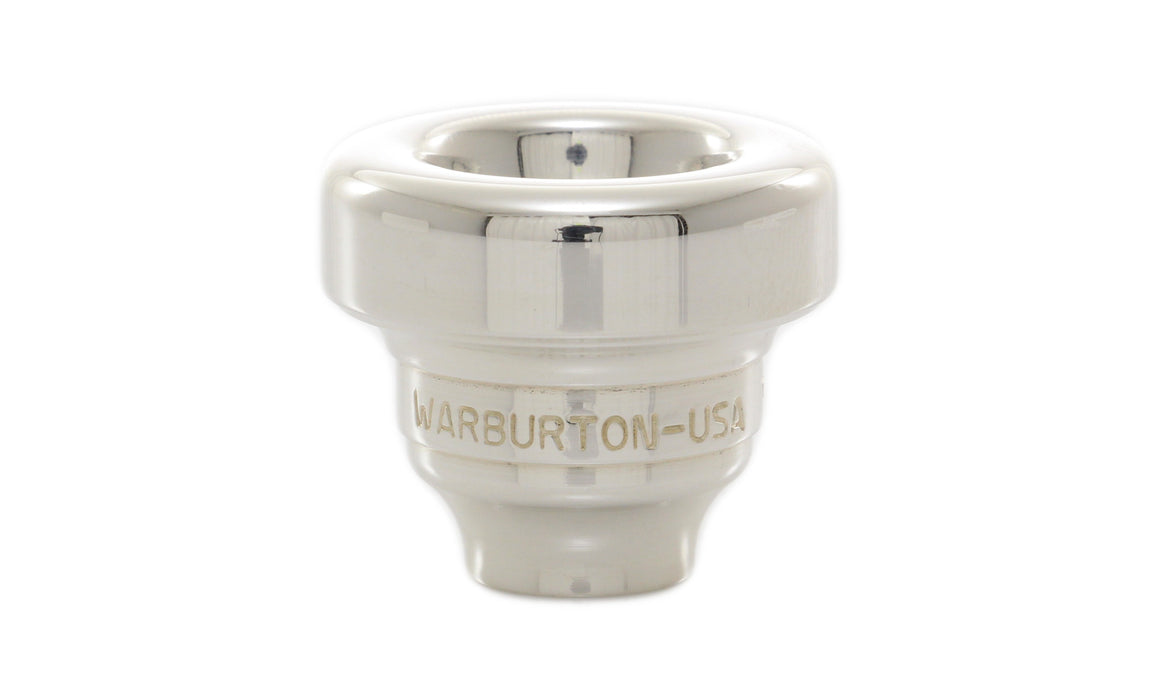 Warburton 6M Trumpet Mouthpiece Top - Silver Plated Brass