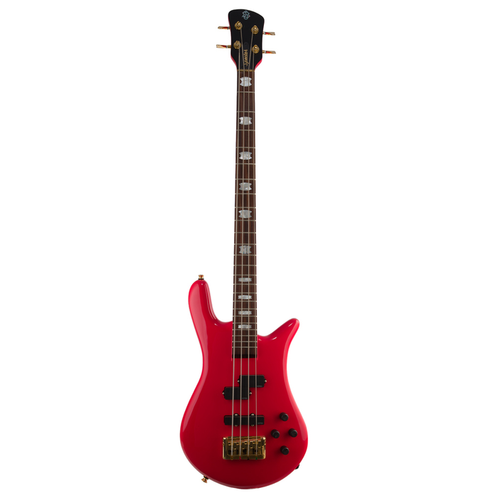 Spector Euro4 Classic Bass Guitar - Solid Red - #21NB16614